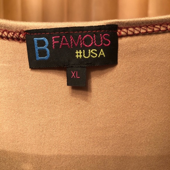 Women’s fall B Famous #USA Leopard print top - Picture 8 of 11